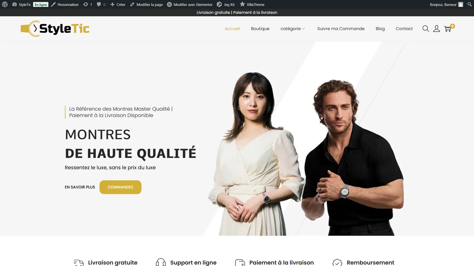 Styletic — website built by Bameur Agency