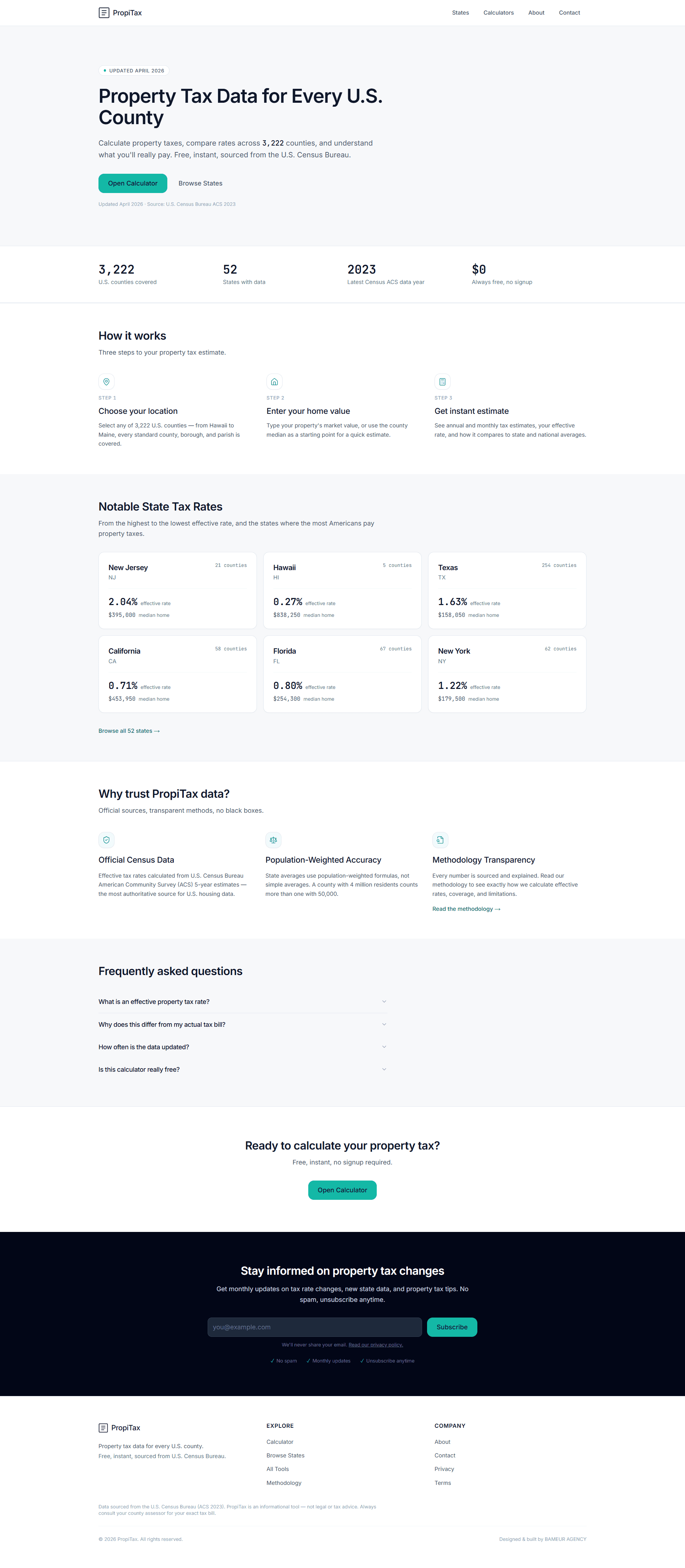 Propitax — website built by Bameur Agency